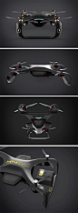 The Racing Drone concept is all about looking badass, and slicing through the air with absolute speed.