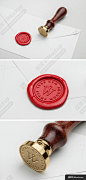 蜡印章邮票PSD样机 Wax Seal Stamp PSD MockU _样机模板_T2019428 #率叶插件，让花瓣网更好用_http://jiuxihuan.net/lvye/#