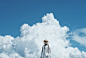 Photo by iwakura shiori  岩倉しおり in Kagawa Prefecture with @doi_natsumi_. May be an image of one or more people and cloud.
