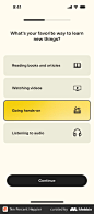 Ten Percent Happier Onboarding screen
