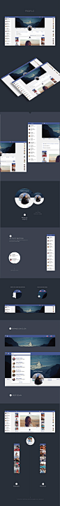 Facebook Redesign : A redesign of the leading creative community Facebook. I worked on this project in order to share my vision how to take this creative community to its next level - in a conceptual and a visual way of a redesign.