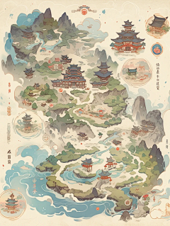 ＿别说了采集到场景—世界地图