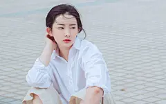 6_小清新美女 干净简约风高清桌面壁纸