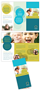 Child Advocates Tri Fold Brochure Template