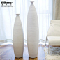 宝齐莱 落地花瓶 现代欧式陶瓷大花瓶超大号 家居客厅装饰品A414