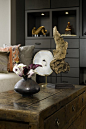 Family & Living Rooms | Susan Fredman Design Group   #Sculpture: 