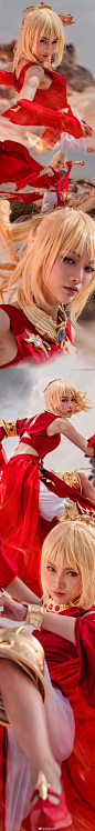 FF14 最终幻想14 正片 ff14 最终幻想14 莉瑟COS
今天我生日，选择这套本命游戏亲老婆人设出cos来庆贺自己的生日！红色很是应新年和春节的景！所以也提前给大家拜年啦~！
#逆粉福利#邀大家陪我一起庆祝生日并且同贺新春！【转发+关注抽一个光呆承包一年的月卡！可以折现，每个月88元， ​​​​...展开全文c