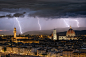 General 2048x1349 cityscape storm thunder Florence Italy