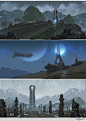 Random thumbnails., zhang pengzhen : Some random environment thumbnails I did.