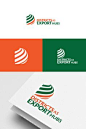 其中包括图片：District as export hubs logo design