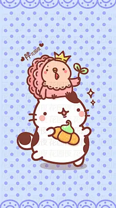 花园夜原创手绘喵咕酱。版权所有，侵权追究法律责任。喵酱的感恩节！ 甜点/平铺/猫咪/南瓜饼/手机壁纸/萌系/锁屏/背景/微信/iPhone6/note4 {微博@夜谜飒 }