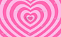 重复粉红的心脏背景在流行的少女2000年代的设计。Y2k风格的浪漫迷幻图案。情人节卡片模板。色彩艳丽