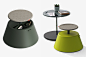 This stackable + portable fiberglass table-chair combo takes convenience of home office to the garden : Working from home has helped abate long commutes and undue office distraction from our schedule, but it has eventually made us less social (if you know
