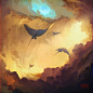#晚安的图# 晚安，关于天空的幻想 · Artem Chebokha | rhads.deviantart