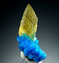 Cavansite with calcite