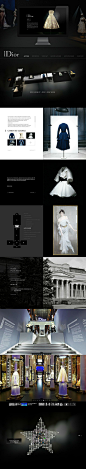 Inspiration Dior - Website by Le Ciel Etait Rose // #fashion #webdesign