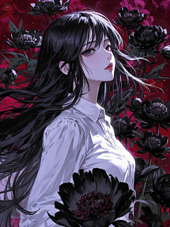 池渊-墨子殇采集到【底图】女频现言手绘