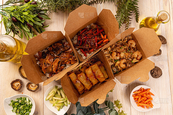 中国外卖食品