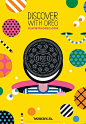 2015奥利奥饼干系列插画广告设计