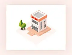 2.5D小房子|插画|插画习作|垂暮自赏 - 临摹作品