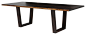 Kava Dining Table by Nuevo Living, Seared Oak, Large modern-dining-tables