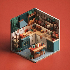 小诗-采集到c4d小场景