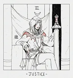 • j u s t i c e •, Alba Ballesta González : Inktober day XIV
