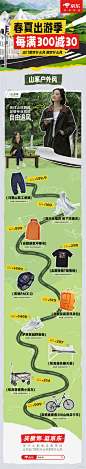 京东 商品长图 春夏出游季 旅行 旅游 出行 户外 露营 运动 健身