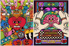 Zoeyy柔依依采集到多风格插画