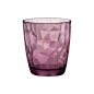 Diamond Wasserglas, 3 St., lila