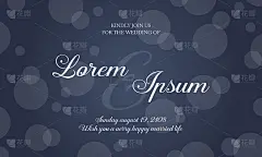 婚礼请帖背景简单