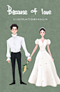 双宋夫妇
画的不是很像 哎

侯顺顺插画作品