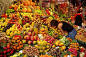 水果市場在西班牙的巴塞羅那