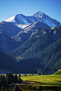 Xinjiang, Tangbra Grasslands, Tianshan Mt, Du-Ku Hwy, 天山, 独库公路, 唐布拉草原