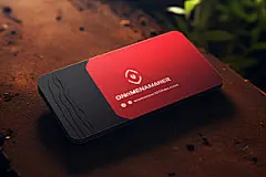 名片卡片3D样机