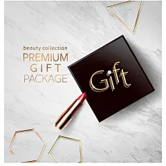 超赞12款圣诞感恩节彩带礼盒口红包装VI海报PSD平面电商设计素材-淘宝网