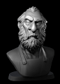 Werewolf within characters - BLACKSMITH, Amadeu Aldavert : Bust to print in 3d of one of the characters from the Ubisoft videogame "Werewolf within"