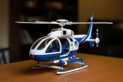 金属质感大气客机飞机模型图片