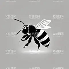 蜜蜂插画图标  - 源文件下载【酷图网】图标,插画,蜜蜂,logo,简笔画,扁平风