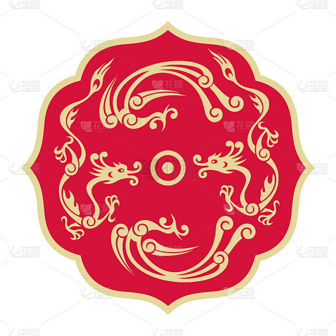 中国传统图案(龙凤)