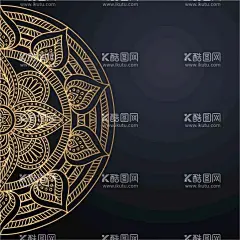 金色古典花纹  - 源文件下载【酷图网】金色古典花纹,黑色背景,典雅,复古,艺术,装饰,民族风花纹,花纹背景,图案样式,欧式,古典