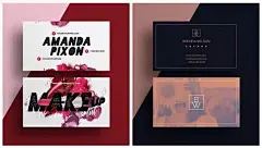 时尚简洁的名片设计｜参考★更多美好设计分享：请关注公众微信号：辛未设计（xinwei-1991)