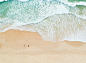 沙滩,沙,沙子,海滩,夏天,夏季,海浪,浪花,俯视海浪,CC0,免费图片,