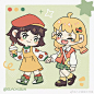 八子iPad插画训练营超话 @一只八子 @GUA-吃瓜
瓜瓜老师画的照片转人物！超级可爱耶
#插画分享##儿童插画##procreate# ​​​​