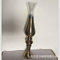 欧式现代时尚家居装饰  客厅摆设 金色电镀花瓶玻璃