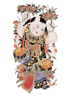 张丽桐桐采集到财神门神