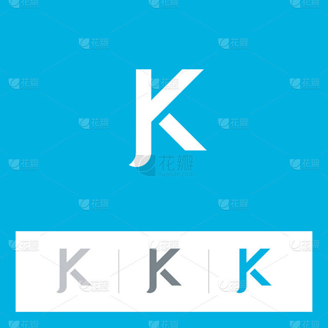 K 字母标志图标集