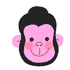 手绘卡通蜡笔鼠兔龟羊虎猫猴鸡狗动物绘本矢量AI印花LOGO图标素材 (60)