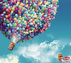 【原创】广告设计练习时为彩虹糖所作的海报设计之二