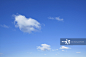 Blue sky and white clouds创意图片素材 - Aflo RF